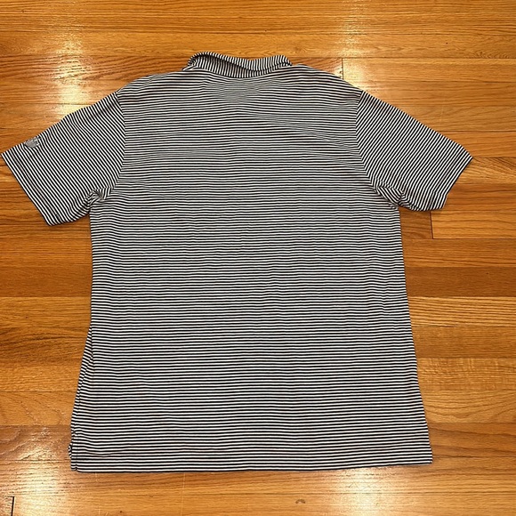 Peter Millar Men’s Navy & White Striped Golf Polo Size XL - Picture 6 of 8